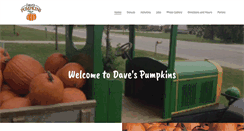 Desktop Screenshot of davespumpkins.com
